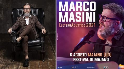 Al Festival di Majano ci sarà anche Marco Masini Studio Nord News