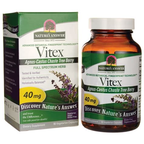 Natures Answer Vitex 40 Mg 90 Veg Caps Swanson Health Products