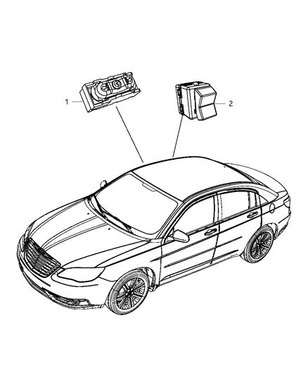 Switches Body 2014 Dodge Avenger