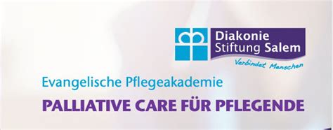 Neuer Palliative Care Kurs Der Ev Pflegeakademie Ab September 2021