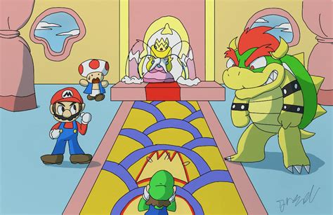 Mario Vs Bowser By Tyresel On Deviantart