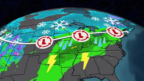 Cross Country Storm With Snow And Heavy Rain Videos From The Weather