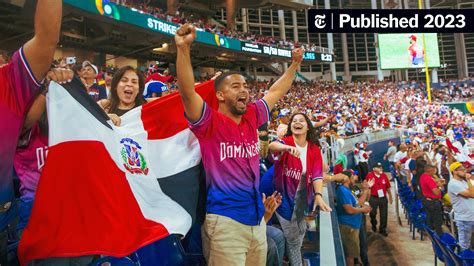 World Baseball Classic Is a Party in Miami for Latin American Teams and