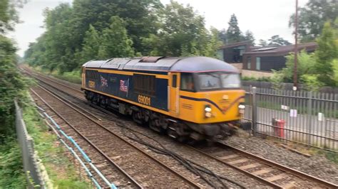 Class 69 69001 ‘mayflower’ Light Engine Gb Railfreight Gbrf Youtube