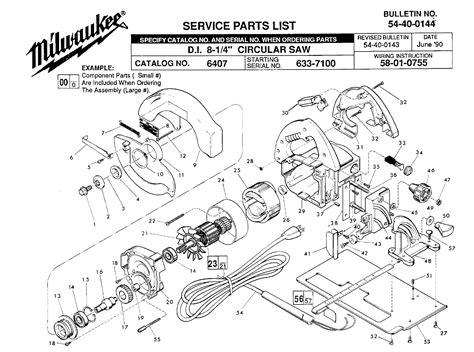 Milwaukee Circular Saw Parts List | Reviewmotors.co