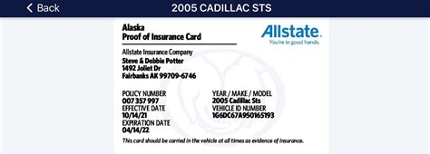 Printable Allstate Insurance Card Template Ataglance Printable Calendar