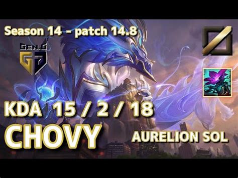 KRサーバー C1Gen G Chovy オレリオンソル Aurelion Sol VS オリアナ Orianna MID