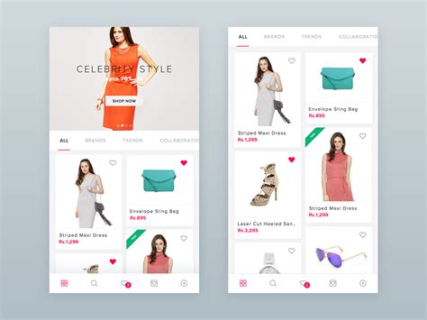 Fashion 2x Shopping App Mobile App Design Shopping