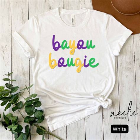 Mardi Gras Shirt Bayou Bougie Mardi Gras Script T Shirt Etsy