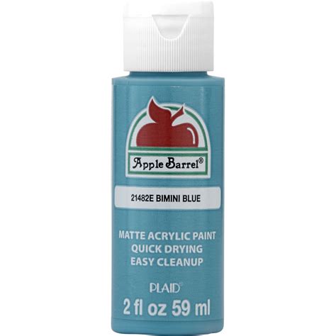 Apple Barrel Acrylic Paint In Assorted Colors 2 Oz 21482 Bimini Blue Walmart Canada