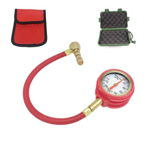 Rapid Tire Deflator Kit 0 70PSI Tire Pressure Gauge For Off Road 4x4