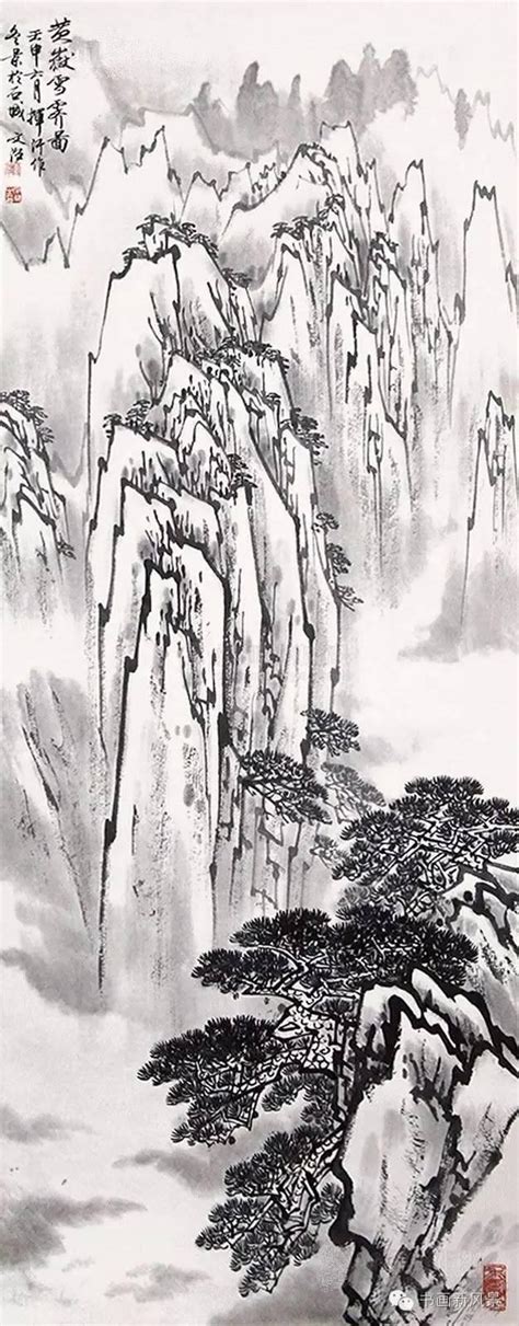 看看这位山水大师笔下的黄山雪景！ 每日头条