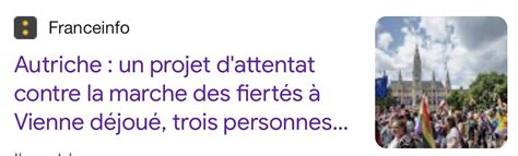 Raphaël Arnault on Twitter En Autriche trois jeunes suspectés