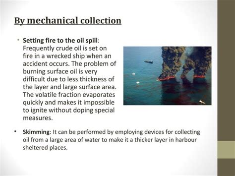 Oil spills prevention