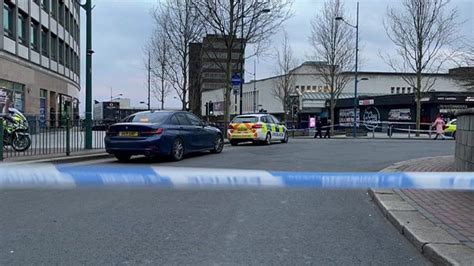 Nine Arrested Over Double Stabbing In Birmingham City Centre Bbc News