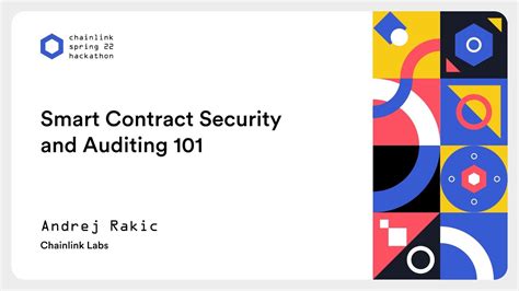 Smart Contract Security And Auditing 101 Youtube