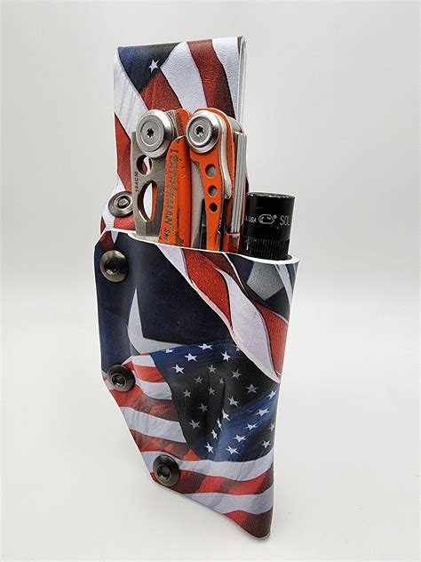 Patriotic Kydex Holster for Leatherman Skeletool and Maglite - Etsy