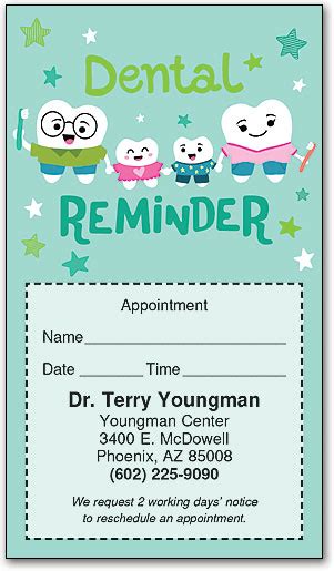 Radiant Reminders Sticker Appointment Card Assortment Smartpractice