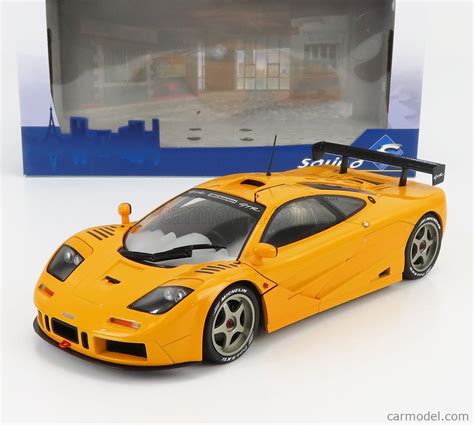 SOLIDO 1804104 Scale 1 18 McLAREN F 1 GTR SHORT TAIL 1996 ORANGE