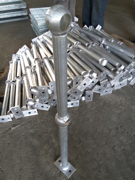 anticorrosive galvanized carbon steel pipe stair railing, View steel ...