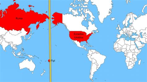 ¿qué Países Atraviesa El Meridiano 180 Antimeridiano — Saber Es Práctico