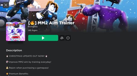 Mm2 Aim Trainer Funny Moments🤭 Youtube