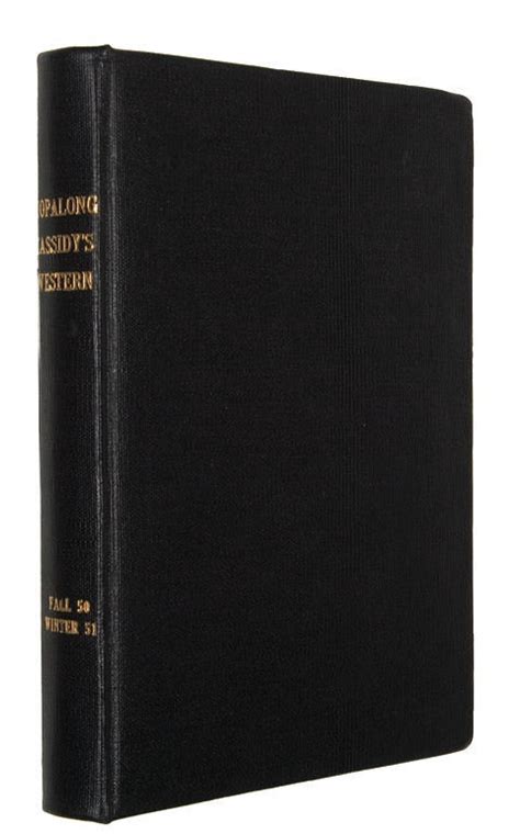 Hake S Hopalong Cassidy S Western Hardcover Bound Pulp Volume