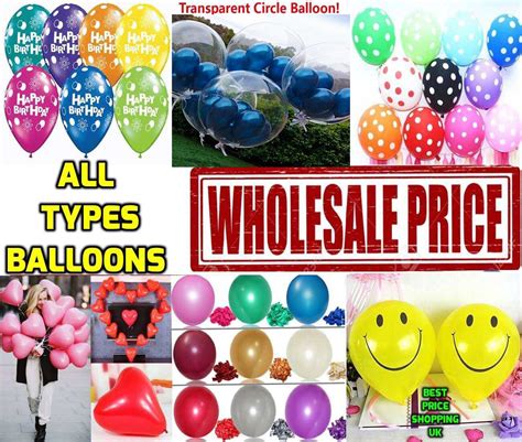 Large Plain Balons Ballons Helium Balloons Birthday Wedding Baloons