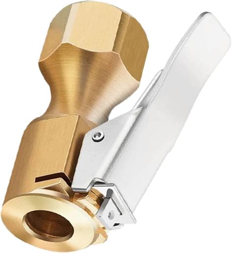 Amazon XYWZV Heavy Duty Brass Air Chuck With Clip Adapter Open