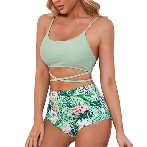 Gzea Womens Swimsuits Two Piece Womens Sexy Beach Bikini Beach Swimsuit