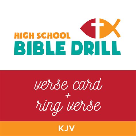 High School Bible Drill Verse Card Esvgreen Cycle Baptist State