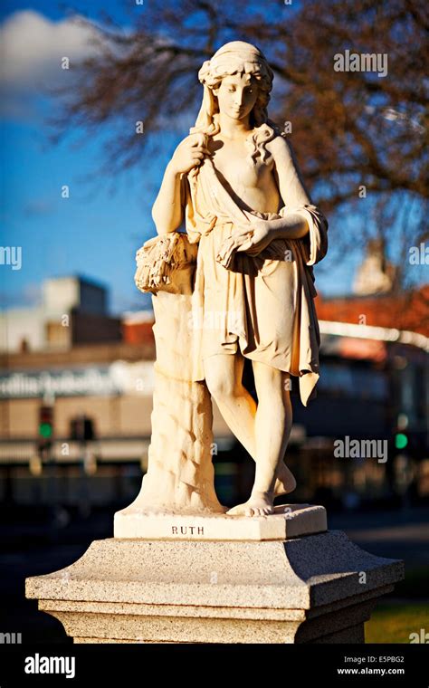 Ballarat Australia This Marble Statue Circa 1889 Called Ruth Is