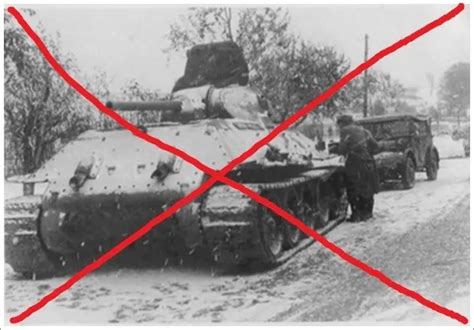 Foto Photo Panzer Tank Ww K O T Winter Snow German