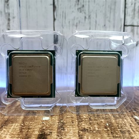 【目立った傷や汚れなし】【動作確認済】intel Cpu Core I7 4790 2個セット Lga1150 4c8t Hd4600 3