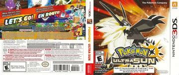 Pokémon Ultra Sun 3ds The Cover Project