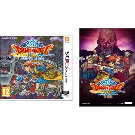 Dragon Quest Viii L Odyss E Du Roi Maudit Jeu Ds Poster Num Rot