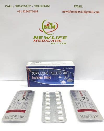 Zopiclone 10 Mg Tablet Zopisign At Rs 80stripe Zopiclone In Nagpur