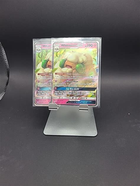 Pokémon TCG Whimsicott GX Unbroken Bonds 140 214 Holo Ultra Rare eBay