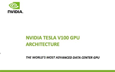 Nvidia Tesla V Gpu Architecture Martech Quest