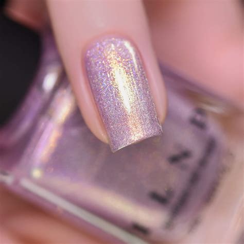 Ilnp In The Clouds Pale Lilac Shimmer Holographic Nail Polish