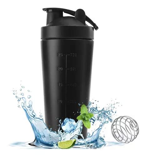 Shaker Proteina Vaso Shaker Acero Inoxidable Shaker Gym Env O Gratis