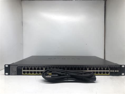 Netgear ProSafe GS752TP 48 Port PoE Gigabit Smart Switch 4x SFP Ports