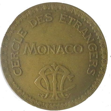 Francs Cercle Des Etrangers Monaco Numista