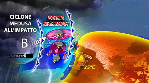 Previsioni meteo venerdì nero con caldo africano nubifragi e venti di