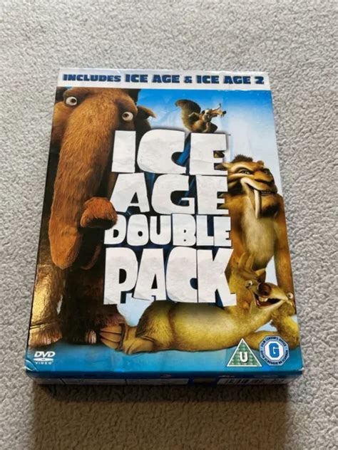 Ice Age Ice Age 2 The Meltdown ~ Animated Film Double Bill Uk Dvd Box Set £549 Picclick Uk