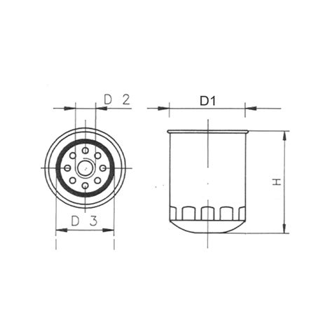 Filtro Gasolio Yanmar D Unf D Mm H Mm D