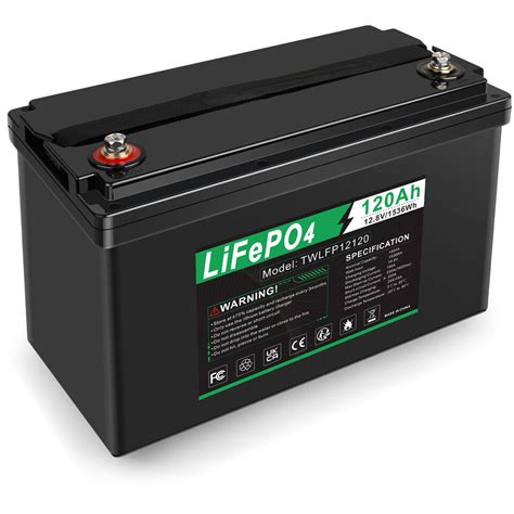 V Ah Lithium Battery Lifepo Rechargeable Deep Cycle Bms