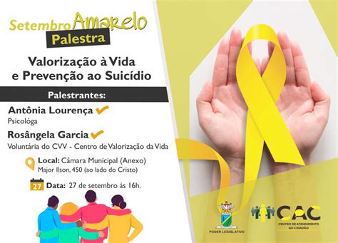 Palestra Setembro Amarelo C Mara Municipal De Castanhal