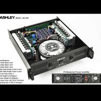 Jual Power Amplifier Ashley Terlengkap Harga Murah Mei 2024