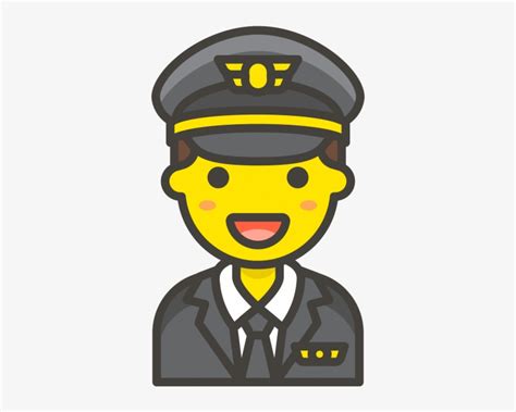 Pilot Man Emoji - Pilot Woman Icon - Free Transparent PNG Download - PNGkey